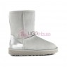 UGG Classic Short II Metallic Grey Violet