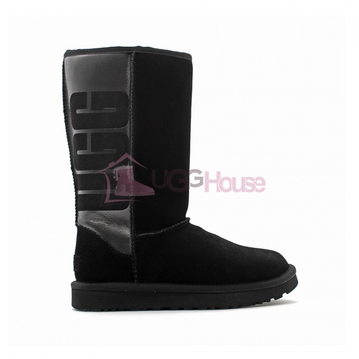 UGG Classic Tall Rubber Boot Black 