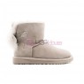 Угги UGG Fluff Bow Mini - WIillow