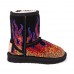 UGG Classic Kids Jeremy Scott Black