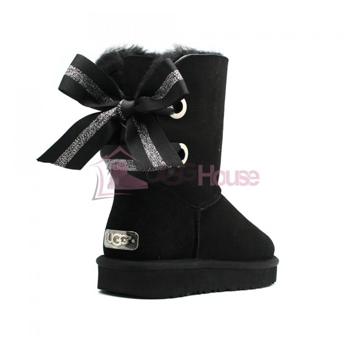 Ugg customizable bailey bow on sale black