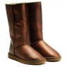 UGG Australia Classic Tall Metallic Chestnut Bronze Угги высокие обливные каштановые