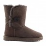 UGG Women's Bailey Button Угги с одной пуговицей шоколадные