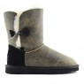 UGG Australia Bailey Button Bomber Jacket Black Угги с одной пуговицей черные бомберы