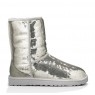 UGG Australia Classic Short Sparkles Silver Угги классические с пайетками серебро