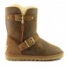 UGG Australia Dylyn Bomber Chestnut Угги бомберы рыжие с ремешками