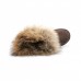 UGG Australia Fur Fox Chocolate Угги мини с мехом лисы шоколадные