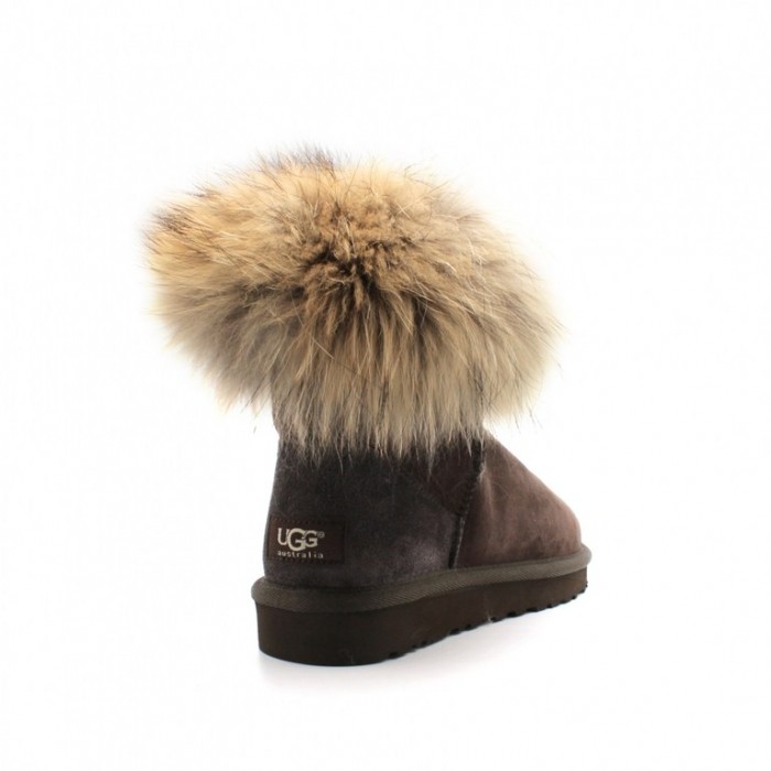 UGG Australia Fur Fox Chocolate