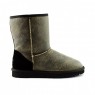 Мужские угги чёрные бомберы UGG Men's Short – Black Bomber