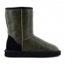 UGG Women's Short - Bomber Black Черные угги бомберы