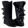 Угги с тремя лентами черные UGG Bailey Bow Triplet Black