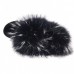 UGG Australia Fur Fox Skin Black Угги мини черные с черным мехом лисы