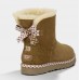 Ugg Mini Bailey Bow 78 Chestnut Угги с летами юбилейные 78 рыжие