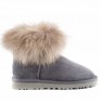 Угги с мехом лисы Серые UGG Australia Fur Fox Grey