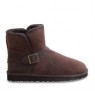 UGG Men's Mini Dylyn Chocolate Угги мужские с ремешком шоколадные