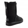 UGG Zip Black Черные угги с молнией