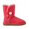 UGG Australia Bailey Button Red Угги короткие красные с одной пуговицей
