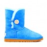 UGG Australia Bailey Button Electric Ярко-голубые угги с пуговицей