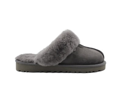 Grey ugg coquette slippers sale