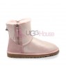 UGG Mini Double Zip Pink Угги с двумя молниями розовые