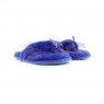 UGG Fluff Flip Flop Blue Вьетнамки с мехом угг синие