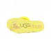 UGG Fluff Flip Flop Yellow Вьетнамки с мехом угг Желтые