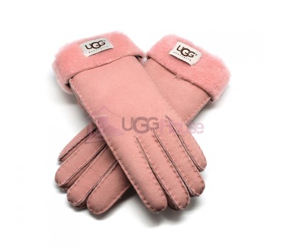 Женские перчатки UGG Pink - 1040
