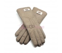 Женские удлиненные перчатки UGG Light Grey - 1029