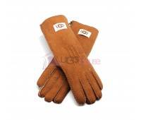 Женские удлиненные перчатки UGG Chestnut