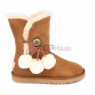 Угги с пуговицей UGG Puff Chestnut