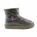 UGG Isabelle Transparent Waterproof Boot - Grey Угги мини 