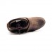 UGG Women Boot Cossack Chocolate Кожаные угги ботинки на каблуке шоколадного цвета