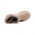 Угги UGG Mini Zipper Sand с молнией сбоку бежевого цвета