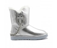 UGG Classic Short Silver Chain