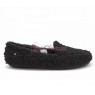 UGG Womens Hailey Fluff Loafer Black