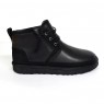 UGG Man Neumel Zip Leather Black