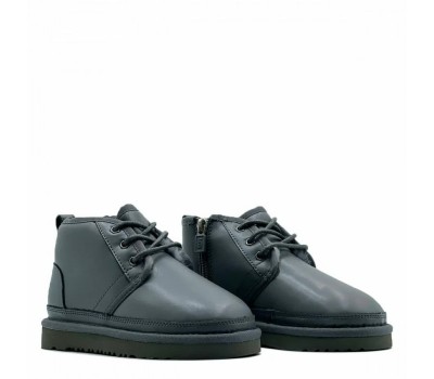 Детские ботинки UGG Neumel Zip Leather - Grey