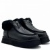 UGG Funkette Platform Boots Leather - Black