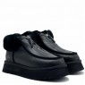 UGG Funkette Platform Boots Leather - Black