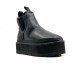 UGG Neumel Platform Chelsea Leather - Black