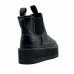 UGG Neumel Platform Chelsea Leather - Black