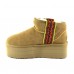 Угги UGG Classic Ultra Mini Braid Platform - Chestnut