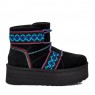 UGG Classic Mini II Braid Platform - Black