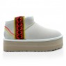 UGG Classic Ultra Mini Braid Platform - White