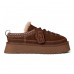 UGG Heritage Lace Up Slipper Burnt Cedar : стильные кроссовки угги  для комфорта каждый день 