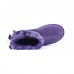 UGG Bailey Bow II Угги Фиолетовые с лентами сзади непромокаемые