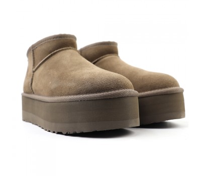 Угги UGG ULTRA MINI PLATFORM - hickory