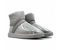 Ugg Clear Kids Quilty Boot Grey