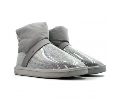 Ugg Clear Kids Quilty Boot Grey